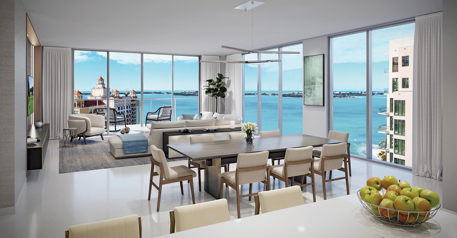 Bayso Residence A interior rendering of the bayso residence A great room