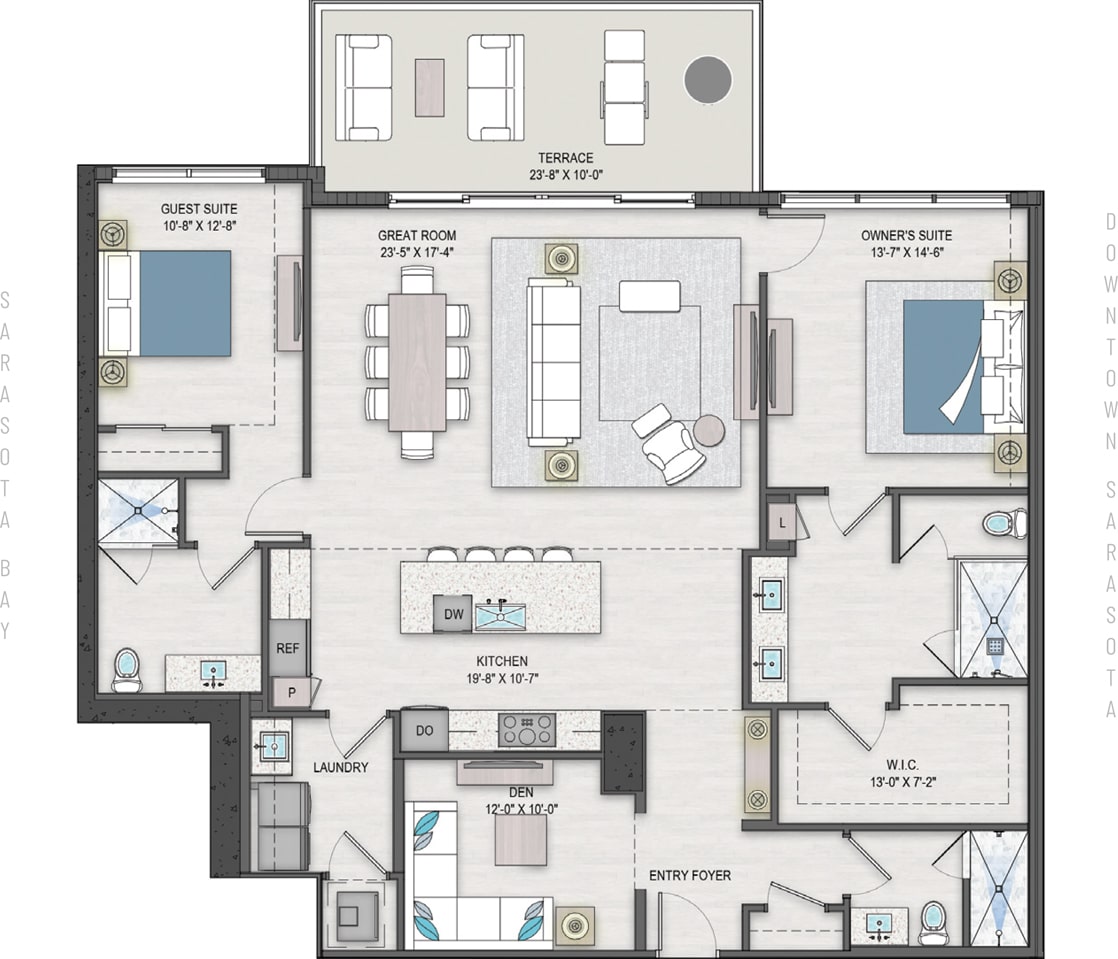 Bayso Sarasota Residence B Floorplan