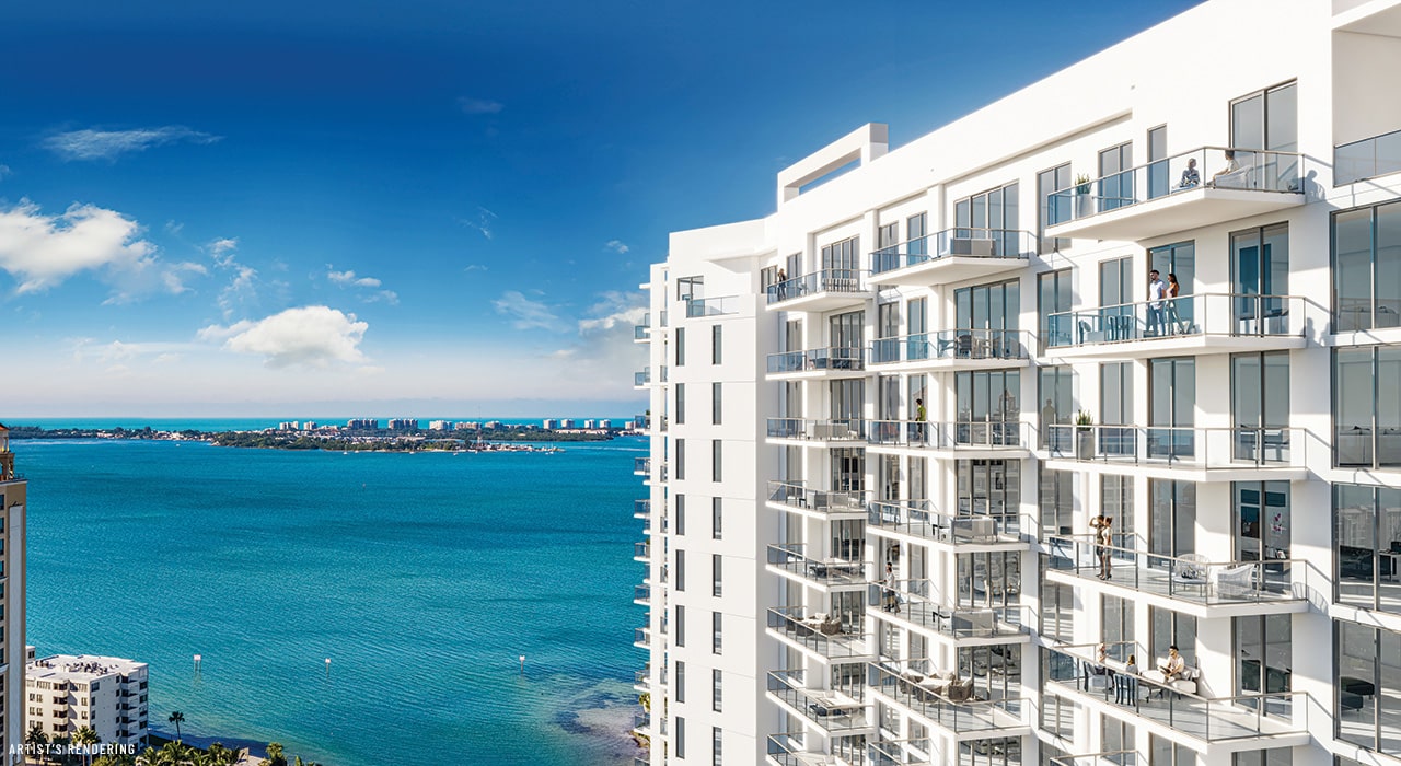 Rendering of Bayso and the bayfront in sarasota