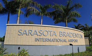 sarasota bradenton international airport sign